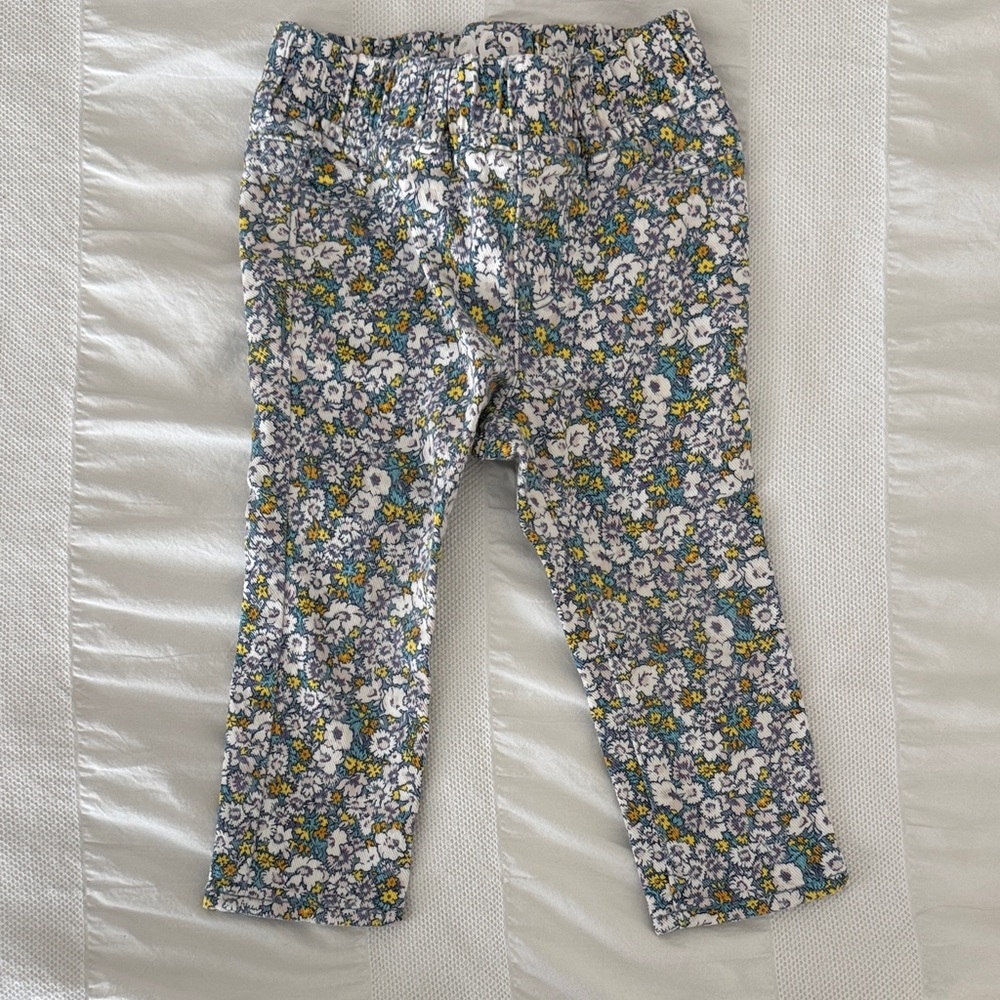GAP Kids Floral Leggings - Blue, Yellow, White